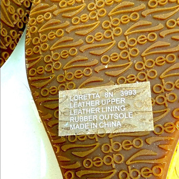 Abeo Loretta White Leather Orthotic Sandal: NWB - Picture 13 of 15